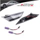 Πλαϊνά Φλας Φτερού Για Porsche  911 Carrera 991 11-16 / Boxster 718 16+ / Cayman 981 12-16 / Cayman 718 16+ Led Dynamic Άσπρα 2 Τεμάχια
