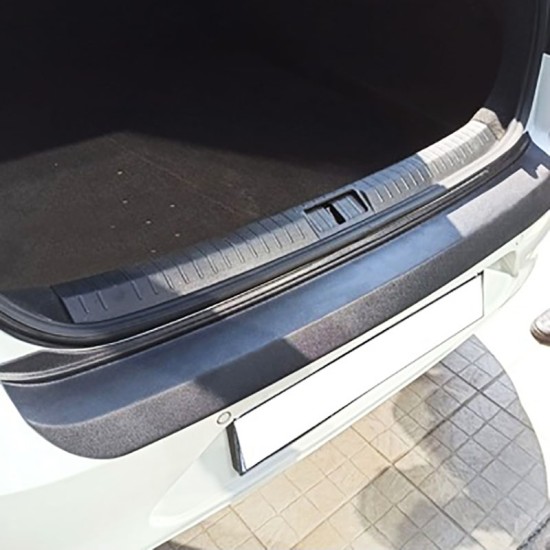 Προστατευτικό Πίσω Προφυλακτήρα Για VW Passat B8 2015+ Sedan Από Abs Πλαστικό Μαύρο