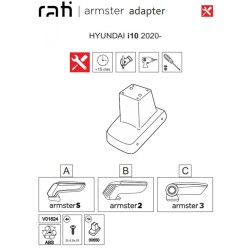 Βάση Τεμπέλη Ειδική Για Hyundai I10 2020+ Armster Rati 1 Τεμάχιο Βάση Τεμπέλη Ειδική Για Hyundai I10 2020+ Armster Rati 1 Τεμάχιο