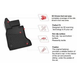 Πατάκια Σκαφάκια 3D Από Λάστιχο Για Mercedes-Benz S-Class W221 05-13 Μπεζ Element Πατάκια Σκαφάκια 3D Από Λάστιχο Για Mercedes-Benz S-Class W221 05-13 Μπεζ Element