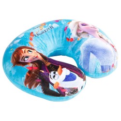 Παιδικό Μαξιλαράκι Αυχένα Ταξιδιού Άννα / Έλσα / Όλαφ Frozen The Movie 27cm x 23cm Γαλάζιο 1 Τεμάχιο