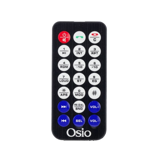 Radio USB x2 / FM / SD / RDS / Bluetooth Universal 1DIN Με Μπλε Φωτισμό Osio ACO-4540RDS