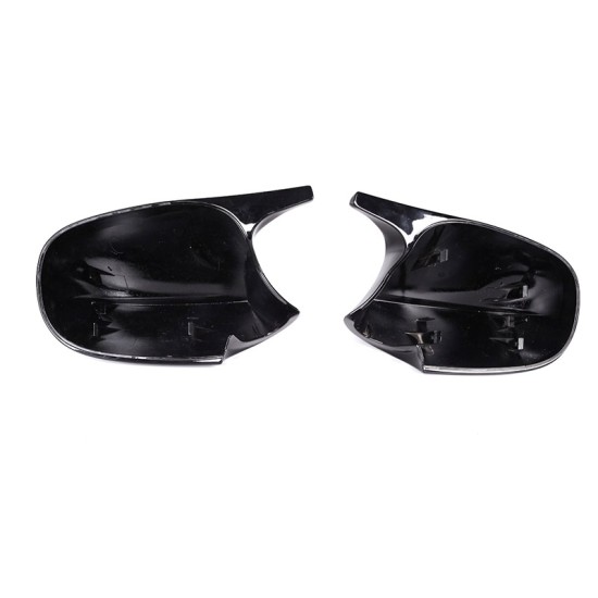 Καπάκια Καθρεφτών Για Bmw 1 E87/E81/E82/E88, 3 E90, E91/ E92, E93 M3/M4 Look Facelift LCI Μοντέλα Μαύρο Γυαλιστερό 2 Τεμάχια