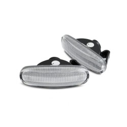 Πλαϊνά Φλας Φτερού Για Citroen Nemo 07-15 / Fiat Doblo 00-10 / Fiorino 07-13 / Idea 03-11 / Linea 07-12 / Multipla / Panda 03-12 / Punto / Grande Punto / Evo 05-18 / Qubo 08+ / Stilo / Lancia Mussa / Peugeot Bipper 08+ Led Dynamic Φιμέ 2 Τεμάχια