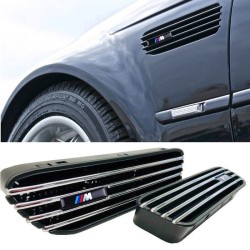 Πλαϊνές Γρίλιες Φτερών Τύπου Bmw 3 E46 Με Σήμα ///M Universal Για Όλα Τα Μοντέλα 2 Τεμάχια Πλαϊνές Γρίλιες Φτερών Τύπου Bmw 3 E46 Με Σήμα ///M Universal Για Όλα Τα Μοντέλα 2 Τεμάχια