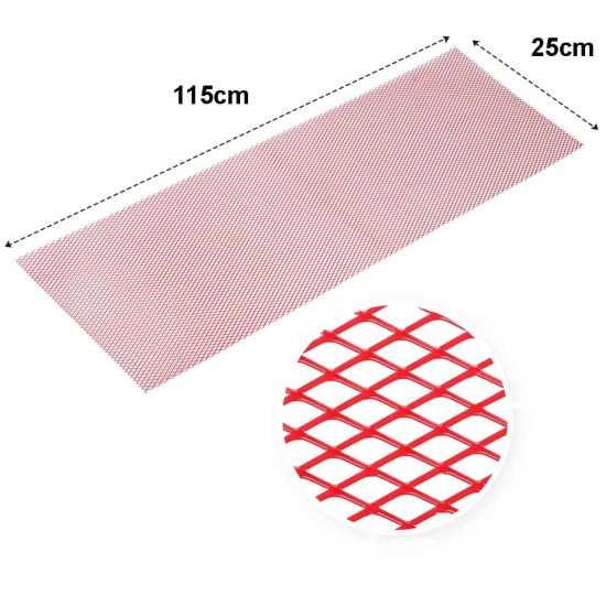 Σίτα Προφυλακτήρα Universal Αλουμινίου 120x20cm Κόκκινο 1 Τεμάχιο