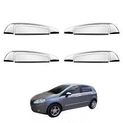 Καλύμματα Χερουλιών Πόρτας Από Ανοξείδωτο Ατσάλι (Steel) Για Fiat Grande Punto 2005-2010 Σετ 8 Τεμαχίων Καλύμματα Χερουλιών Πόρτας Από Ανοξείδωτο Ατσάλι (Steel) Για Fiat Grande Punto 2005-2010 Σετ 8 Τεμαχίων