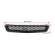 Μάσκα Για Honda Civic 96-99 Sport Look Χωρίς Σήμα Μαύρη Γυαλιστερή 1 Τεμάχιο