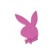 Αυτοκόλλητo 3D "Sexy Bunny" Pink Ροζ 4.5cm x 7.3cm 1 Τεμάχιο