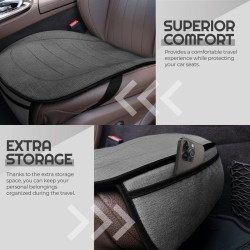 Προστατευτικό Καθίσματος (Κάτω) Με Μπροστινή Τσέπη Otom Από Λινό Ύφασμα Σκούρο Γκρι CBLM-102 1 τεμάχιο Προστατευτικό Καθίσματος (Κάτω) Με Μπροστινή Τσέπη Otom Από Λινό Ύφασμα Σκούρο Γκρι CBLM-102 1 τεμάχιο