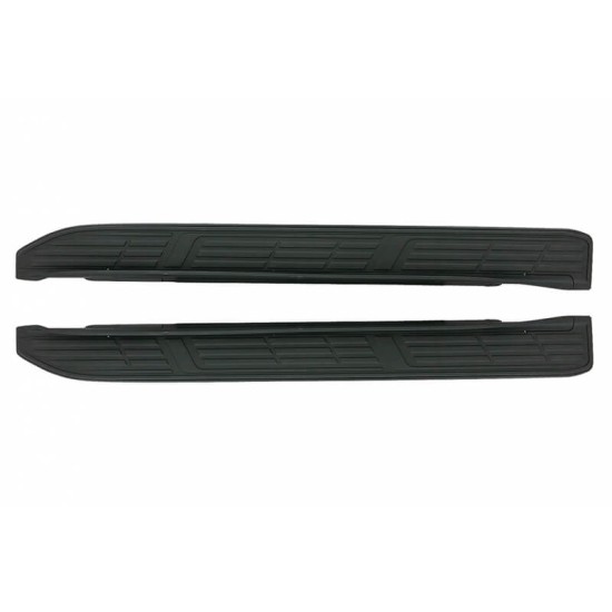Πλαινά Σκαλοπάτια Για Toyota Land Cruiser Prado FJ150 2010+ Μαύρα 2 Τεμάχια