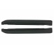 Πλαινά Σκαλοπάτια Για Toyota Land Cruiser Prado FJ150 2010+ Μαύρα 2 Τεμάχια