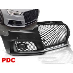 Μπροστινός Προφυλακτήρας Για Audi A3 8V 11-16 Hatchback / Sportback RS3 Look Με Μάσκα Μαύρη Γυαλιστερή Μπροστινός Προφυλακτήρας Για Audi A3 8V 11-16 Hatchback / Sportback RS3 Look Με Μάσκα Μαύρη Γυαλιστερή