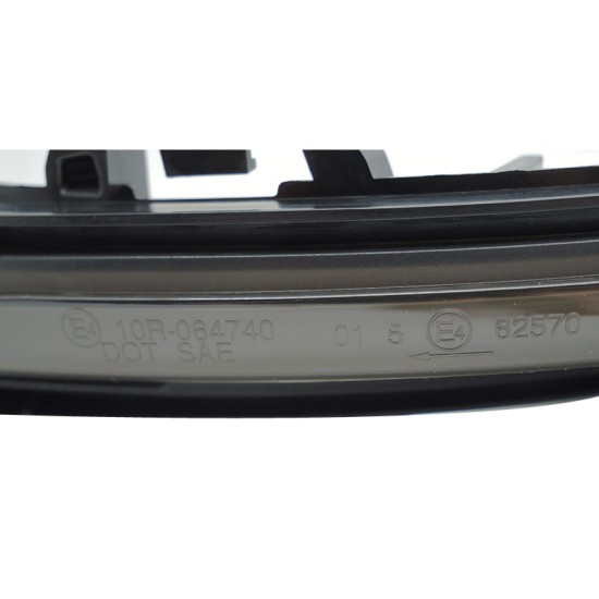 Φλας Καθρέπτη Για Volvo S90 V90 V60 XC40 Smoke Dynamic Led 2 Τεμάχια