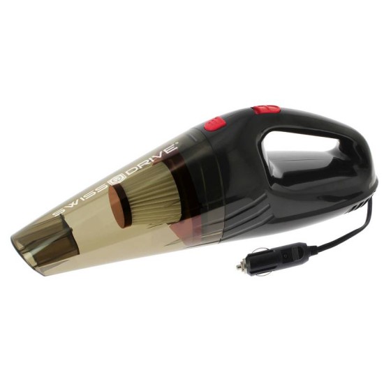 Ηλεκτρικό Σκουπάκι Αυτοκινήτου 12 Volt 120 Watt "Swiss Drive" Hepa Filter  Μαύρο