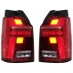 Πισινά Φανάρια Set Για Vw T6 15-20 Full Led Bar Κόκκινο/Crystal Carner Με Dynamic Φλας