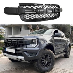 Μάσκα Για Ford Ranger T9 2022+ XLT / Sport / Wild Trak Raptor Type Μαύρο Ματ Μάσκα Για Ford Ranger T9 2022+ XLT / Sport / Wild Trak Raptor Type Μαύρο Ματ