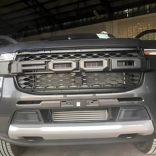 Μάσκα Για Ford Ranger T9 2022+ XLT / Sport / Wild Trak Raptor Type Μαύρο Ματ