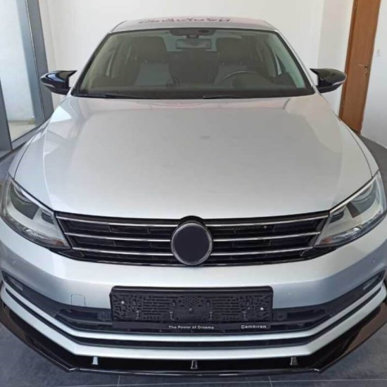Καπάκια Καθρεφτών Για VW Scirocco 08-17, Eos 06-15, Passat CC 08-12, Jetta 10-18 Γυαλιστερό Μαύρο 2 Τεμάχια
