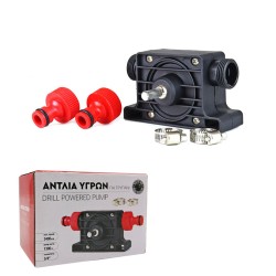 Αντλία Νερού, Λαδιού, Καυσίμων, 3400RPM, 1300 lt/h, 3/4" Για Χρήση Με Δράπανο 1 Τεμάχιο Αντλία Νερού, Λαδιού, Καυσίμων, 3400RPM, 1300 lt/h, 3/4" Για Χρήση Με Δράπανο 1 Τεμάχιο