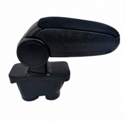 Κονσόλα Χειροφρένου Τεμπέλης  "Oem" Design Για Peugeot 208 2012-2019 Υφασμάτινος Μαύρο Χρώμα