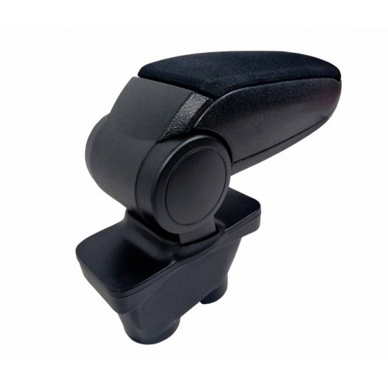 Κονσόλα Χειροφρένου Τεμπέλης  "Oem" Design Για Peugeot 208 2012-2019 Υφασμάτινος Μαύρο Χρώμα
