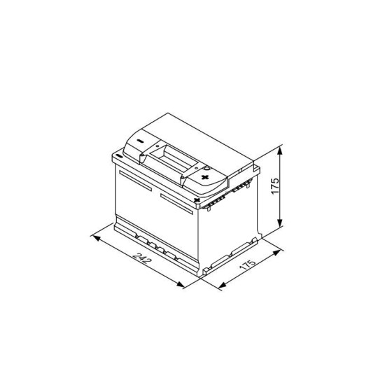 Μπαταρία Αυτοκινήτου 54Ah Δεξιά Bosch 530Α (ΕΝ) S5 002