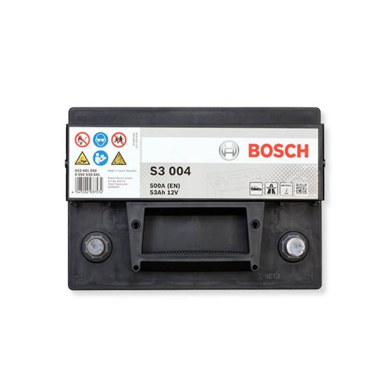 Μπαταρία Αυτοκινήτου 53Ah Δεξιά Bosch 500Α (ΕΝ) S3004