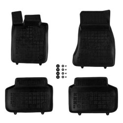 Πατάκια Σκαφάκια 3D Από Λάστιχο TPE Για Bmw 7 G11 2015+ Κοντό Rezaw Plast