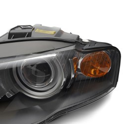 Μπροστινά Φανάρια Set Για Audi A4 B7 04-08 D1S Xenon Μαύρα Με Μοτέρ TYC Μπροστινά Φανάρια Set Για Audi A4 B7 04-08 D1S Xenon Μαύρα Με Μοτέρ TYC