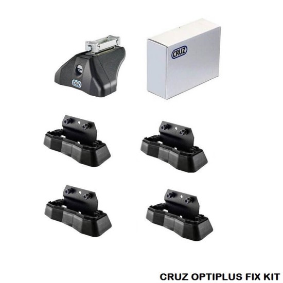 Πόδια / Άκρα Για Μπάρες Οροφής Optiplus Fix 936-052 Για Land Rover Defender 5p P400e T-track 2020+ Σετ 4 Τεμάχια