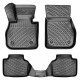 Πατάκια Σκαφάκια 3D Από Λάστιχο TPE Για  Bmw X1 U11 2022+ Black Rizline 4  Τεμάχια Μαύρα