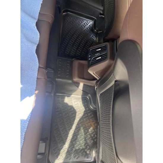 Πατάκια Σκαφάκια 3D Από Λάστιχο TPE Για  Bmw X1 U11 2022+ Black Rizline 4  Τεμάχια Μαύρα