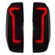 Πισινά Φανάρια Set Για Nissan Navara D40 2005-2015 Full Led Bar / Dynamic Φλας Black