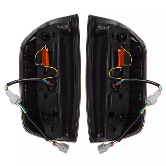 Πισινά Φανάρια Set Για Nissan Navara D40 2005-2015 Full Led Bar / Dynamic Φλας Black