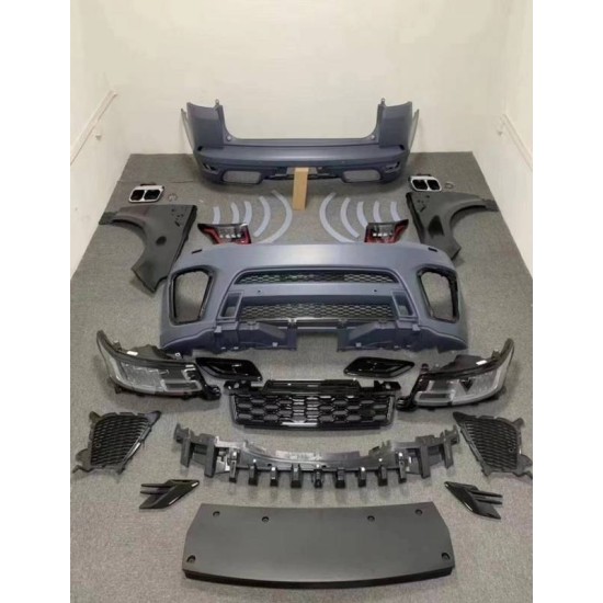 Body Kit Για Land Rover Range Rover Sport L494 2014-2017 Upgrade To 2018+ SVR Look