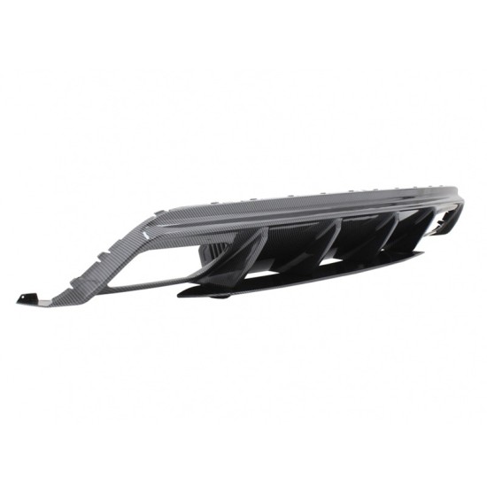 Diffuser Πίσω Προφυλακτήρα Για Mercedes-Benz A-Class W176 12-18 A45 Amg Carbon Look Από Abs Πλαστικό 1 Τεμάχιο