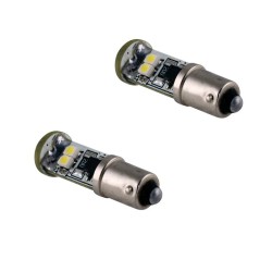 Λάμπες Led T4 12Volt 8 Smd Led Canbus Λευκό Φως RaceSport LIT3529 2 Τεμάχια