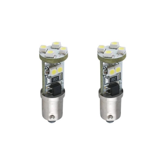 Λάμπες Led T4 12Volt 8 Smd Led Canbus Λευκό Φως RaceSport LIT3529 2 Τεμάχια