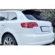 Αεροτομή Οροφής Για Audi A3 8P 09-11 Facelift Sportsback 5D Μαύρο Γυαλιστερό Από Abs Πλαστικό