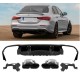Diffuser Πίσω Προφυλακτήρα Για Mercedes-Benz E-Class W213 19+ Facelift Amg Look Για Amg Line Προφυλακτήρες Σετ Με Μπούκες Total Black Από Abs Πλαστικό