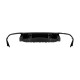 Diffuser Πίσω Προφυλακτήρα Για Mercedes-Benz E-Class W213 19+ Facelift Amg Look Για Amg Line Προφυλακτήρες Σετ Με Μπούκες Total Black Από Abs Πλαστικό