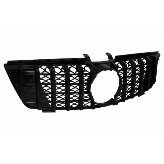 Μάσκα Για Mercedes-Benz ML-Class W164 05-08 GT-R Amg Panamericana Look Honeycomb Μαύρο 1 Τεμάχιο