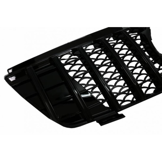 Μάσκα Για Mercedes-Benz ML-Class W164 05-08 GT-R Amg Panamericana Look Honeycomb Μαύρο 1 Τεμάχιο