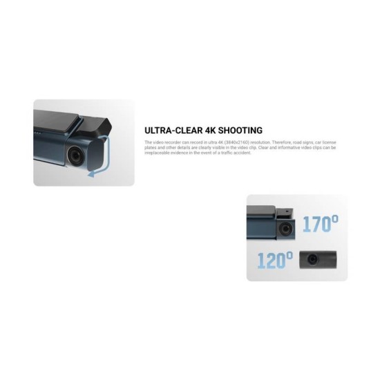 Κάμερα Καταγραφής Πορείας 2 Channel Wi-fi FHD+HD Neoline Pulse 4K