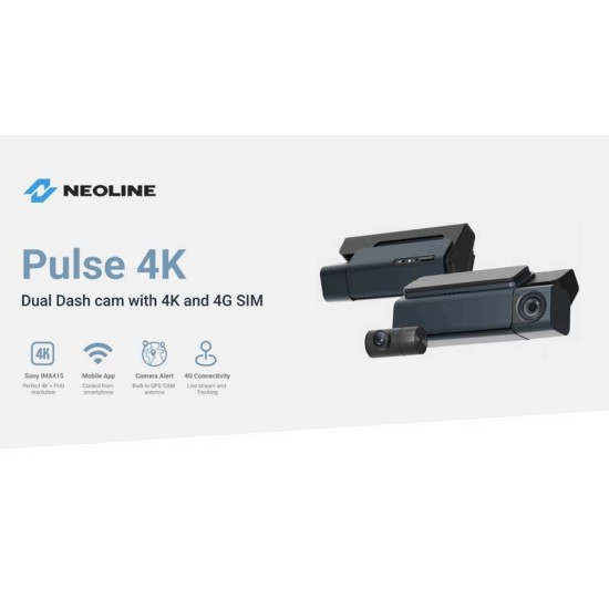Κάμερα Καταγραφής Πορείας 2 Channel Wi-fi FHD+HD Neoline Pulse 4K