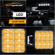 Προβολέας Εργασίας Τετράγωνος Mini FT-16 LED 12-40 Volt 50W 7000lm 6000k LEDBAR-001 1 Τεμάχιο