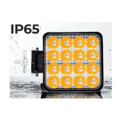Προβολέας Εργασίας Τετράγωνος Mini FT-16 LED 12-40 Volt 50W 7000lm 6000k LEDBAR-001 1 Τεμάχιο
