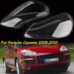 Κρύσταλλα Φαναριών Για Porsche Cayenne 1 957 Facelift 07-10 Clear 2 Τεμάχια