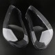 Κρύσταλλα Φαναριών Για Porsche Cayenne 1 957 Facelift 07-10 Clear 2 Τεμάχια
